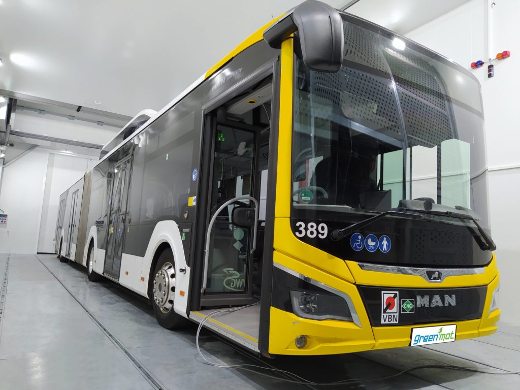 MAN bus 18m high power test cell