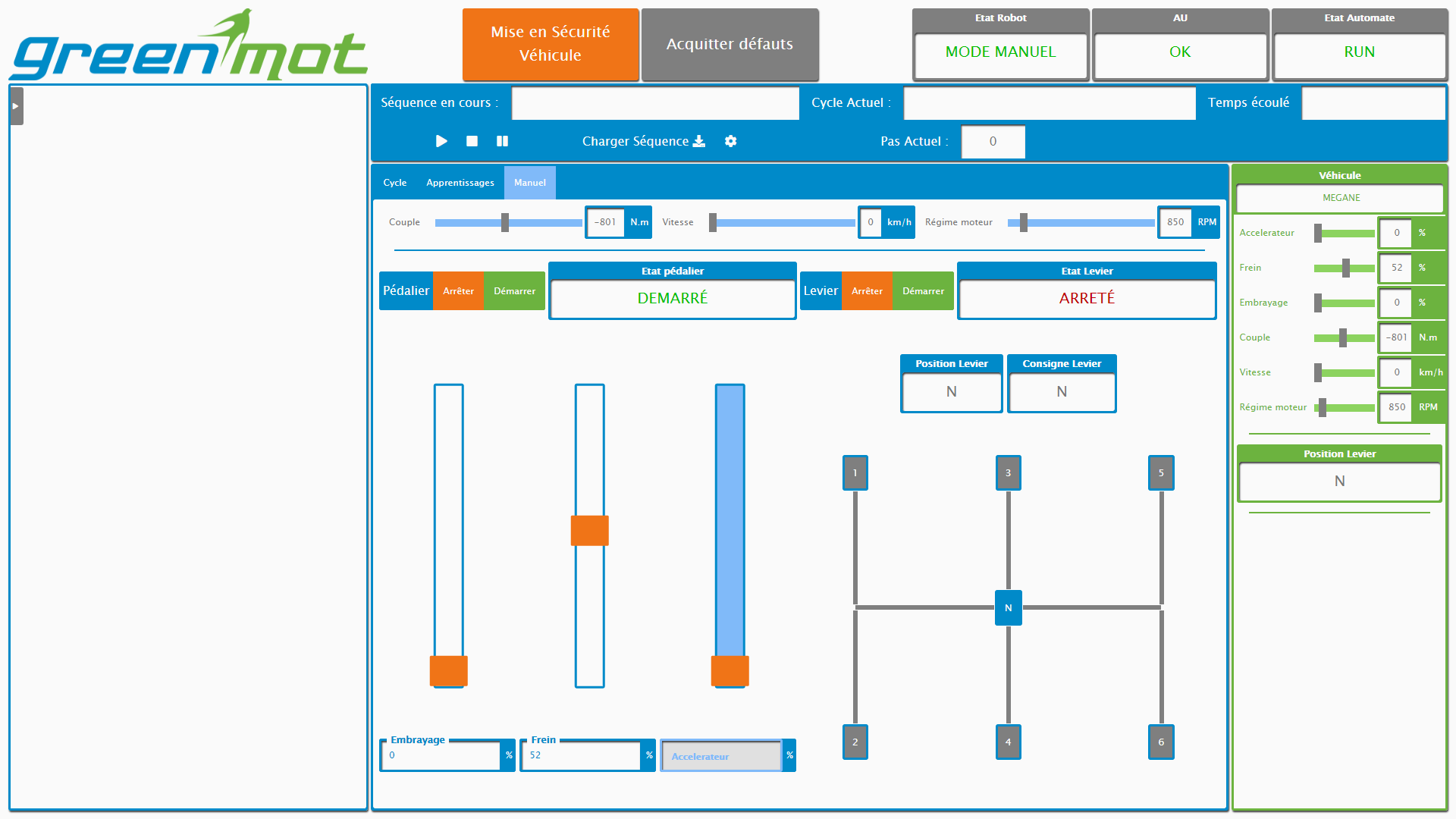 Ergonomic HMI for robot driver