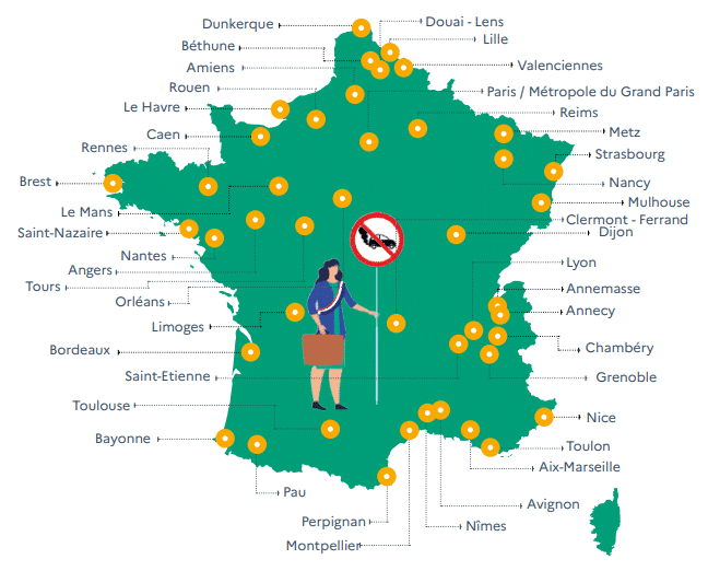 Zones faibles émissions 2025